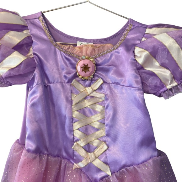 DISNEY Princess Dress | Rapunzel Costume | Purple Glitter Costume for Kids - Picture 5 of 5